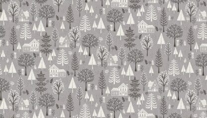 Makower UK - Scandi Christmas - Trees Grey