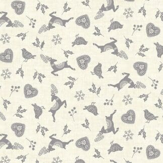 Makower UK - Scandi Christmas - Scatter Grey
