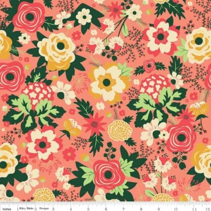 Riley Blake Designs - Fancy and Fabulous - Coral