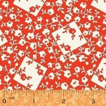 Storybook Ranch Whistler Studio - Flowers and Leaves- Orange #50705-2