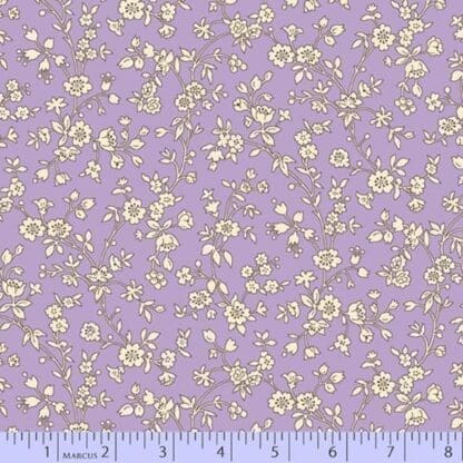 Aunt Graces Apron -Judy Rothermel - Flowers - Purple  #0754-0135