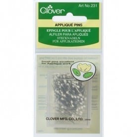 Clover appliqué pins