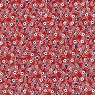 Naptime 4 - Flowers & Circles - Red