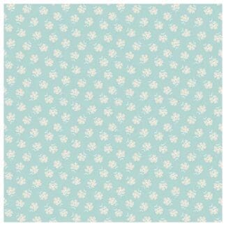 Willow - Floating Flowers - Teal