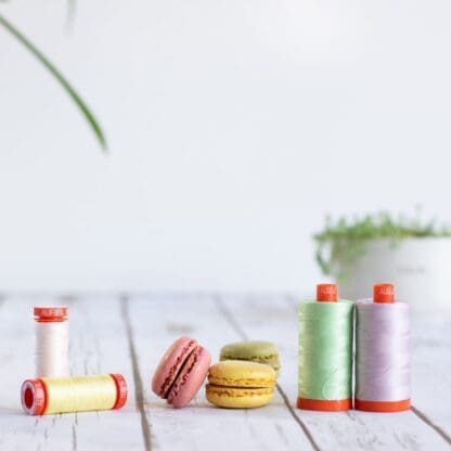 Aurifil 50wt Cotton Mako' - Bark 1140 - 200m Spool - Image 5