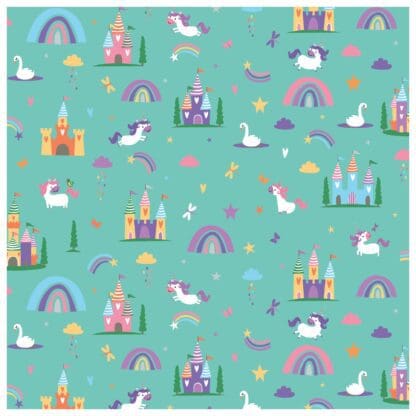 Unicorn Kingdom - Main - Teal Sparkle