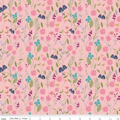 In the Meadow - Flower Field - Pink