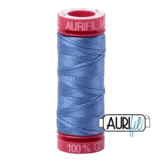 Aurifil - 12wt Cotton Mako’ - Light Blue Violet 1128