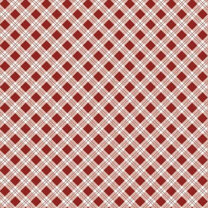 Bee Plaids - Scarecrow - Barn Red
