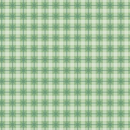 Bee Plaids - Cozy - Leaf