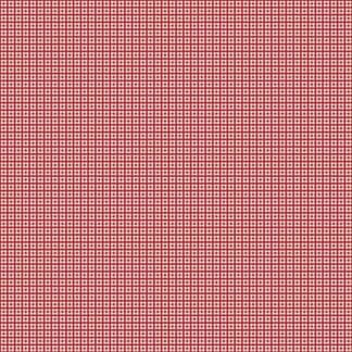 Bee Plaids - Harvest - Barn Red