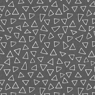 It’s Raining Cats & Dogs - Floating Triangles - Grey