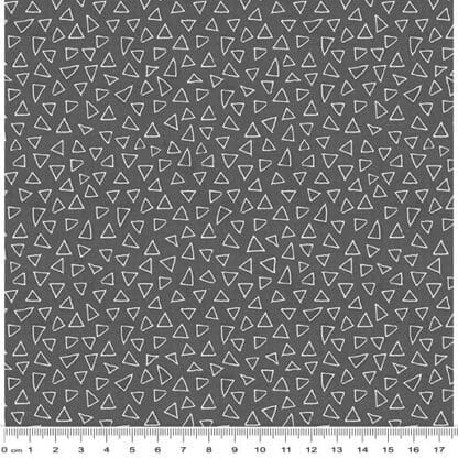 It’s Raining Cats & Dogs - Floating Triangles - Grey