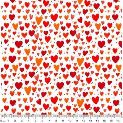 It’s Raining Cats & Dogs - Playful Hearts - Coral