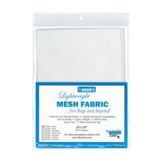 By Annie - Mesh Fabric Lightweight White