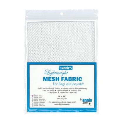 By Annie - Mesh Fabric Lightweight White
