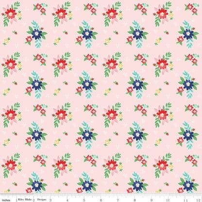 Quilt Fair - Floral - Pink