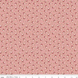 Enchanted Meadow - Scattered Flowers - Coral