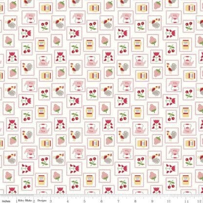 Cook Book - Stamps - Red