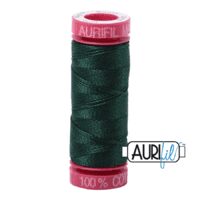 Aurifil - 12wt Cotton Mako’ - Forest Green 4026 - 50m Spool