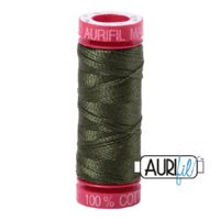 Aurifil - 12wt Cotton Mako’ - Medium Green 5023 - 50m Spool