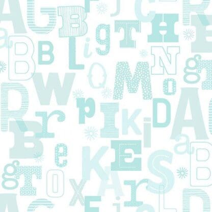 Adorable Alphabet - Tonal Alphabet - Light Teal