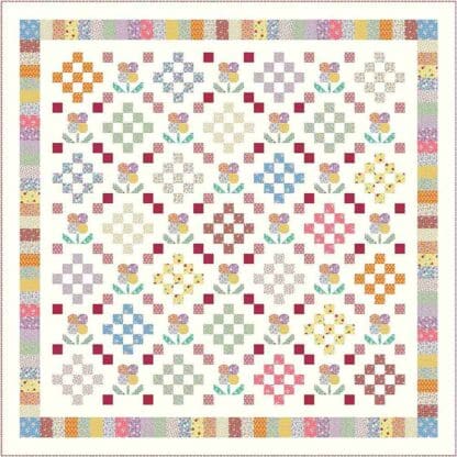 Aunt Grace Sew Charming - Gladiolus - Aqua - Image 3