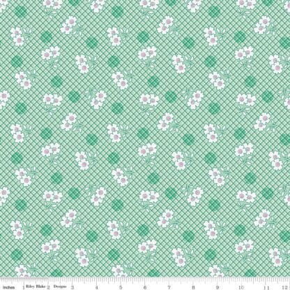 Basin Feedsacks - Daisy - Mint