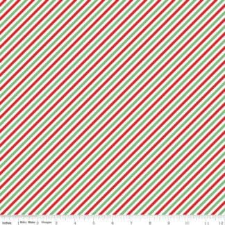 Pixie Noel 2 - Stripes - Green