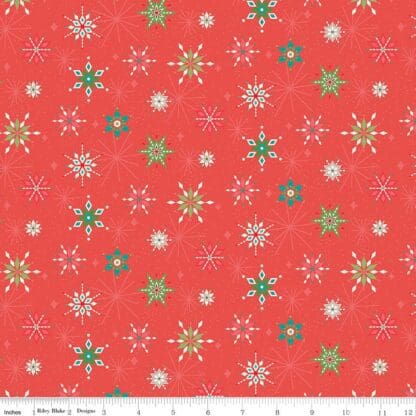 Winter Wonder - Snowflakes - Red
