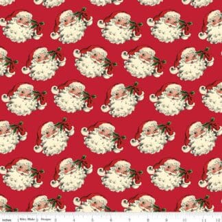 Old Fashioned Christmas - Santa - Red