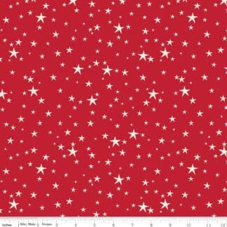 Old Fashioned Christmas - Stars - Red