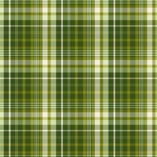 Cats n Quilts - Plaid Happy - Green