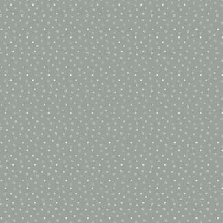 Misty Morning - Tossed Squares - Pewter