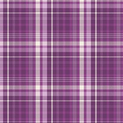 Cats n Quilts - Plaid Happy - Fuchsia
