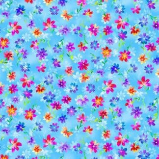 Luminous Blooms - Luminous Blossoms - Light Blue