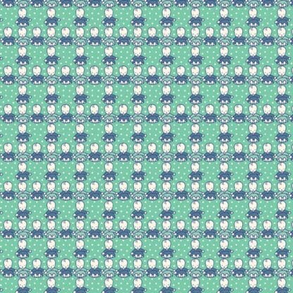 Aunt Grace Simply Charming - Kewpie Doll - Aqua