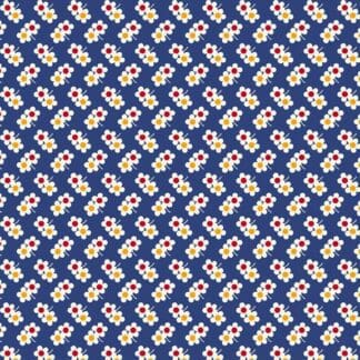 Aunt Grace Simply Charming - Double Flowers - Navy