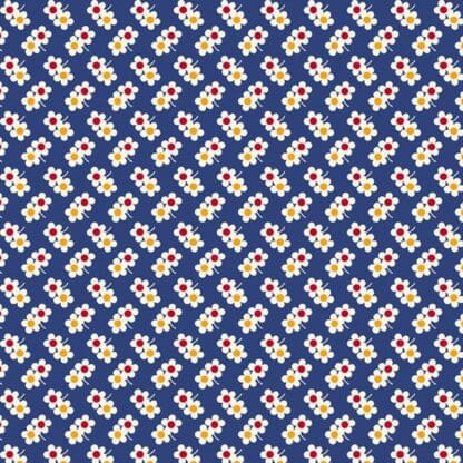 Aunt Grace Simply Charming - Double Flowers - Navy