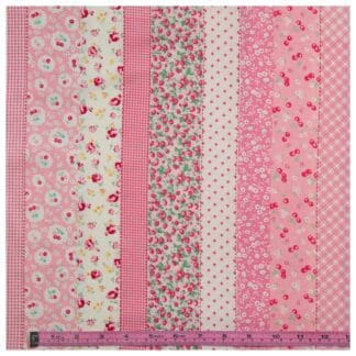 Yuwa - Floral Stripe - Pink