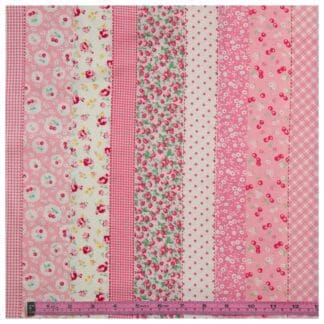 Yuwa - Floral Stripe - Pink