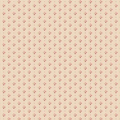 Strawberries and Cream - Foulard - Antique