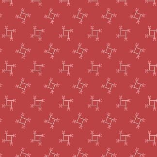 Strawberries and Cream - Pinwheel - Ruby