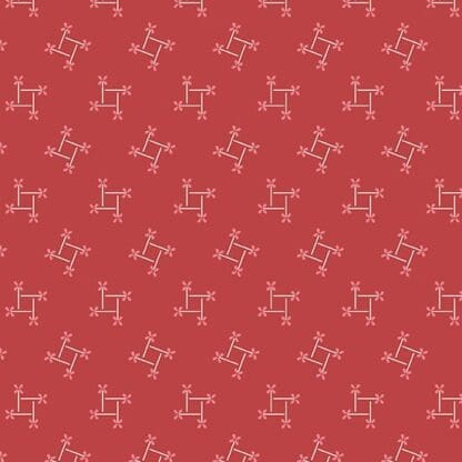 Strawberries and Cream - Pinwheel - Ruby