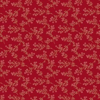 Strawberries and Cream - Spring Bouquet - Barn Red