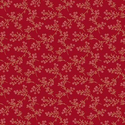 Strawberries and Cream - Spring Bouquet - Barn Red