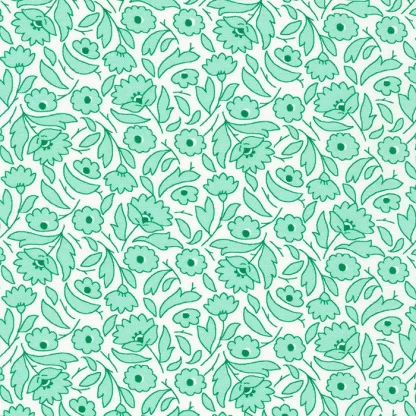 Gentle Petals - Gentle Flowers - Green