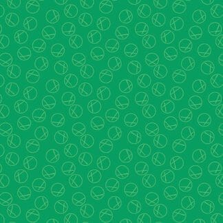 Century Rainbow - X Circles - Emerald