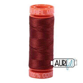 Aurifil 50wt Cotton Mako' - Rust 2355 - 200m Spool