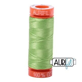 Aurifil 50wt Cotton Mako' - Shining Green 5017 - 200m Spool